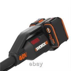 Coupe-bordures sans fil WORX Powershare 40V sans balai 38cm x2 Batterie 4,0Ah WG084E