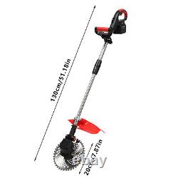 Coupe-bordures sans fil de 1800W, débroussailleuse, coupe-herbes, coupe-verte, coupe-brosse