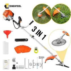 Coupe-bordures thermique 3 en 1 52CC, débroussailleuse, coupe-herbe, outil multifonction de jardin