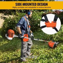 Coupe-haie multifonction 6-en-1 52CC à essence, débroussailleuse, coupe-bordures, taille-haies, tronçonneuse de jardin