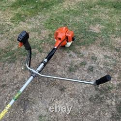 Coupe-herbe à essence Tanaka TBC-340D, débroussailleuse, tondeuse à gazon, cornes de vache, entretenue