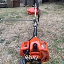 Coupe-herbe à essence Tanaka TBC-340D, débroussailleuse, tondeuse à gazon, cornes de vache, entretenue