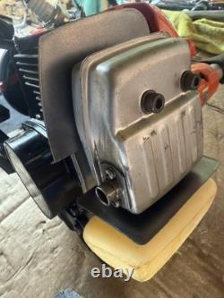 Coupe-herbe à essence Tanaka TBC-340D, débroussailleuse, tondeuse à gazon, cornes de vache, entretenue