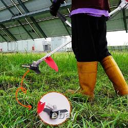 Coupe-herbe à essence de 52cc avec moteur à 2 temps pour jardin et tonte d'herbe