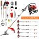 Coupe-herbe à Essence De Jardin 52cc 5 En 1 : Tronçonneuse, Débroussailleuse, Taille-haie, Lame 3t