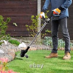 Coupe-herbe sans fil ergonomique 24V avec caractéristiques de sécurité et longueur réglable