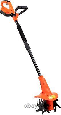 Cultivateur de jardin sans fil ESkde Rotavator Tiller Kit avec batterie lithium 18v