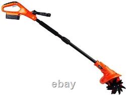 Cultivateur de jardin sans fil ESkde Rotavator Tiller Kit avec batterie lithium 18v