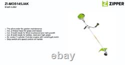 Débroussailleuse 3-en-1 Zipper Strimmer MOS145JAK 51cc Outil de jardin à essence