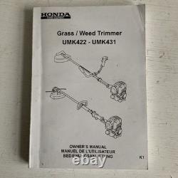 Débroussailleuse Honda 4 temps UMK422 GX22 à essence avec manuel