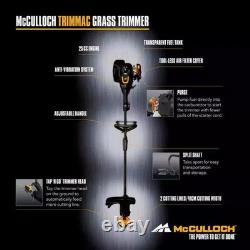 Débroussailleuse McCulloch TRIMMAC à essence Largeur de coupe 410 mm Ergonomique