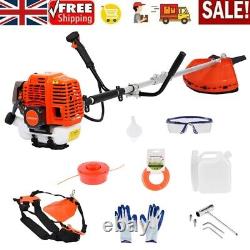 Débroussailleuse à dos à essence Coupe-bordures Taille-haie Jardin 2 en 1 Kit 52cc RU