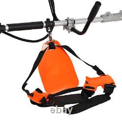 Débroussailleuse à dos à essence Coupe-bordures Taille-haie Jardin 2 en 1 Kit 52cc RU