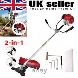 Débroussailleuse à essence 52cc 2 en 1 avec coupe-bordures Outil de jardin GARANTIE DE 5 ANS