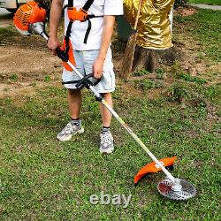 Débroussailleuse à essence 52cc 5-en-1, coupe-herbe, taille-haie, outil 2 temps pour jardin.