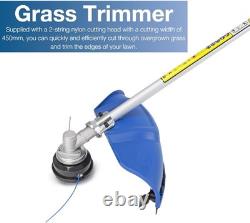 Débroussailleuse à essence Hyundai 52cc, coupe-herbe et coupe-brosse, outil de jardin 2 en 1