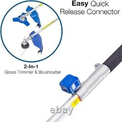 Débroussailleuse à essence Hyundai 52cc, coupe-herbe et coupe-brosse, outil de jardin 2 en 1