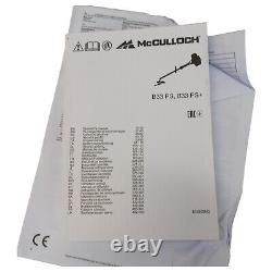 Débroussailleuse à essence McCulloch B33 PS 33cc 0.9kW avec arbre divisé, harnais et outils