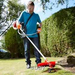 Débroussailleuse coupe-bordures thermique 2 en 1 52cc, outil de jardin, garantie 5 ans
