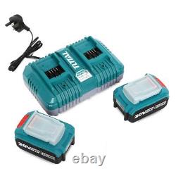 Débroussailleuse électrique sans fil 40V Li-Ion totale / Coupe-bordures avec 2 batteries