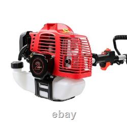 Débroussailleuse multifonction 52CC à essence, taille-haie, coupe-bordures, coupe-broussailles et tronçonneuse pour jardin