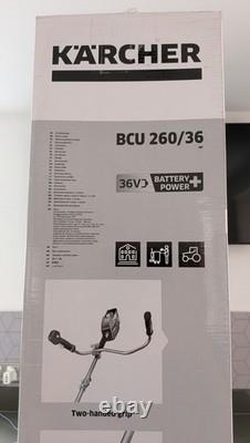 Débroussailleuse professionnelle sans fil Karcher BCU 260/36 BP 36 V, prix conseillé 280 £, neuve