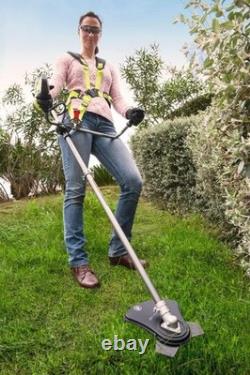 Débroussailleuse sans fil à batterie 30 cm 2-en-1 outil de jardin sans essence