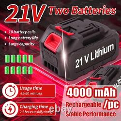 Débroussailleuse sans fil polyvalente avec 3 lames et mât réglable pour la perfection du jardin