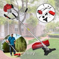 Débroussailleuse thermique 2 en 1 de jardin 52 cc, coupe-bordures et taille-herbe, garantie 3 ans