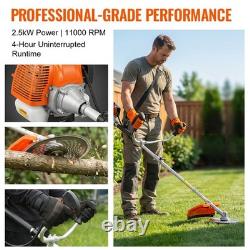 Débroussailleuse thermique 3 en 1 52CC, coupe-herbe, coupe-bordures, outil de jardin 11000 tr/min