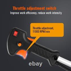 Débroussailleuse thermique 3 en 1 52CC, coupe-herbe, coupe-bordures, outil de jardin 11000 tr/min