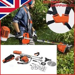 Débroussailleuse thermique 4-en-1 52 cc avec harnais pour jardin