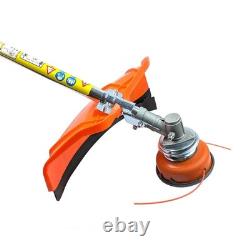 Débroussailleuse thermique 52 cc 4 en 1 / brosse métallique pour herbes, mauvaises herbes et mousse pour jardin