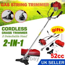 Débroussailleuse thermique 52 cc à 2 temps pour jardin, coupe-herbe, coupe-bordures, kit multi-outils Débroussailleuse thermique 52 cc à 2 temps pour jardin, coupe-herbe, coupe-bordures, kit multi-outils
