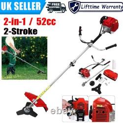Débroussailleuse thermique 52 cc pour jardin, coupe-herbe, coupe-bordures, garantie 5 ans