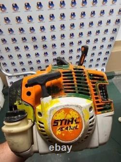 Débroussailleuse thermique Stihl FS 410 C avec tête à avance par frappe et protecteur de coupe M