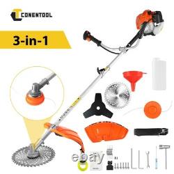 Débroussailleuse thermique multifonction 52 cc, coupe-bordures de jardin, coupe-herbe à fil, 2 temps