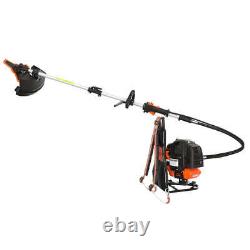 Débroussailleuse/tondeuse à gazon à dos FUXTEC à essence 2 temps 3CV 52cc - FX-MS152T