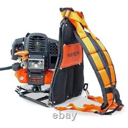 Débroussailleuse/tondeuse à gazon à dos FUXTEC à essence 2 temps 3CV 52cc - FX-MS152T