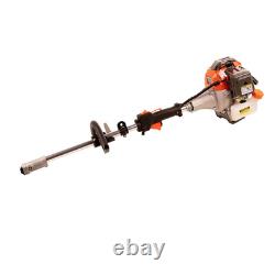 ESkde MT52-S23 Outil de jardin multi-fonction à essence 5 en 1 de 52cc, débroussailleuse, coupe-bordures, taille-haie