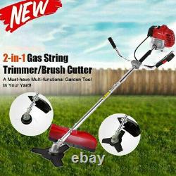 Ensemble d'outils de jardin multifonctionnel 2 en 1 pour taille-haie de 52cc, débroussailleuse et tronçonneuse avec garantie d'un an.