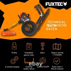 FUXTEC FX-FSR162 coupe-bordures à essence sur roues