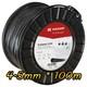 Fil De D&eacute;broussailleuse Nylsaw Strimmer Line 4,5 Mm X 100 M Sharp Spiky Pour Coupe-bordures Et D&eacute;broussailleuse