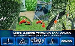 GX50 Coupe-brosse à essence 4-temps 8 en 1 débroussailleuse / bordureuse / débroussailleuse tondeuse robuste