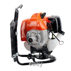 Kit de jardin 6 en 1 avec débroussailleuse à dos à essence, tronçonneuse, taille-haie, 52 cc