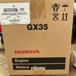MOTEUR À ESSENCE HONDA GX35 AUTHENTIQUE pour DÉBROUSSAILLEUSE TAILLE-HAIE MOTOCULTEUR MULTI-OUTIL