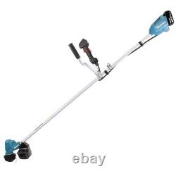 Makita DUR190UZX9 Tondeuse à gazon sans fil 18v avec guidon de vélo, unité nue