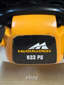 McCulloch B33PS+ Outil MultiFonction 4 en 1 Tondeuse Coupe-Bordures Taille-Haies Scie sur Perche 33cc
