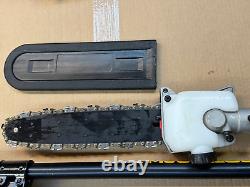 McCulloch B33PS+ Outil MultiFonction 4 en 1 Tondeuse Coupe-Bordures Taille-Haies Scie sur Perche 33cc McCulloch B33PS+ Outil MultiFonction 4 en 1 Tondeuse Coupe-Bordures Taille-Haies Scie sur Perche 33cc