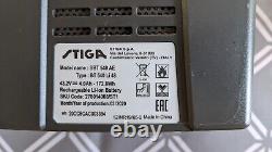 Nouveau Brushcutter Stiga Sbc 500 Ae (shell) & V. Petite Batterie/chargeur 4.0ah Utilisée